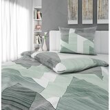 Esposa POSTELJNINA Mavie 140/200 cm saten zelena | Shoptok.si