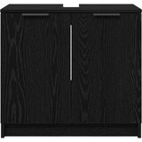  Kupaonski ormar s pohranom Crni hrast 64,5 x 33,5 x 59 cm | shoptok.hr