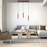 LEUCHTEN DIREKT 15618-60 - Luster na sajli BRUNA 3xE27/60W/230V mesing | Eponuda.com