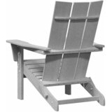  Sklopiva Adirondack stolica Svijetlo siva 80,5 x 74,5 x 92 cm | shoptok.hr