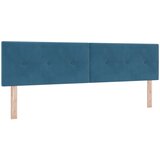 vidaXL Vzglavje Gumbasto prešito Temno modro 180 cm Žamet, (22049824) | Shoptok.si
