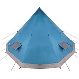 Tipi šator s krovom s pohranom Plava 560 x 560 x 300 cm taft | shoptok.hr