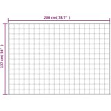 vidaXL Teška deka siva 137x200 cm 6 kg od tkanine | shoptok.hr