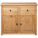  Komoda od masivne borovine 93 x 40 x 80 cm asortiman Panama | shoptok.hr