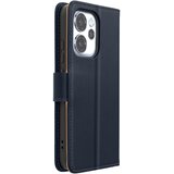 AVIZAR Denarnica Ovitek za Oppo Reno 15 Pro iz Pravega Usnja s Stojalom za Video, Nočno modra, (5000274029) | Shoptok.si