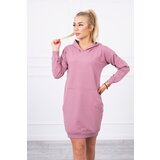 Kesi Dark pink dress with a hood | Shoptok.si