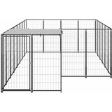  Kavez za pse crni 8,47 m² čelični | shoptok.hr
