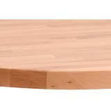 Stolna ploča Ø60x1,5 cm okrugla od masivne bukovine | Eponuda.com