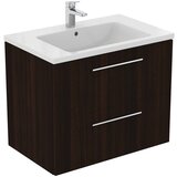 Ideal Standard Tamno smeđi zidni ormarić za ispod umivaonika u dekoru hrasta 80x63 cm i.Life B – | shoptok.hr