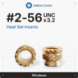 CNC Kitchen Navojni vložki #2-56 UNC - #2-56 x 3.2 | Shoptok.si