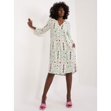Sublevel Dress-D73771M30430A-pistachio Cene