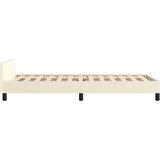  Okvir kreveta s uzglavljem bez madraca krem 100x200 cm | shoptok.hr