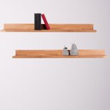 Interia Home & Living Polica za slike iz hrastovega lesa v naravni barvi 100 cm Kalle - | Shoptok.si