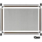  Raztegljiv komarnik za okna rjav (75-143)x50 cm, (20767728) | Shoptok.si