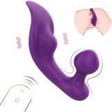Sex HD Chomper - vodoodporni klitorisni in analni vibrator na baterije (vijolična) | Shoptok.si