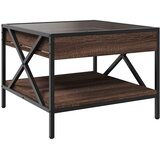  Stolić s beskonačnim LED svjetlima boja hrasta 50x50x38 cm | shoptok.hr