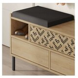 Hanah home heaton shoe bench - sapphire, oak sapphireoak shoe cabinet | ePonuda.com