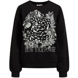 WE Fashion Majica črna / bela | Shoptok.si