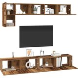  Set TV komoda Zidne 5 pcs Staro drvo Konstruirano drvo | shoptok.hr