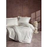 Mijolnir Krem posteljina za bračni krevet/za produženi krevet od pamučnog satena 240x220 cm Stripe – u