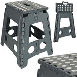  Neklizajući sklopivi tabure 39cm tamno sivi | shoptok.hr
