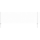 Euro ograda s postom 25 x 0,8 m Pocinčani čelik Srebrna Mreža | shoptok.hr