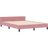 Box Postelja Roza 140x190 cm Žamet, (22049113) | Shoptok.si