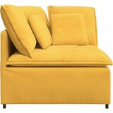  Modularna sofa Kutni modul s jastucima svijetložuta 100 cm | shoptok.hr
