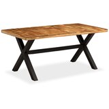 vidaXL Jedilna miza iz akacijevega in mangovega lesa 180x90x76 cm | Shoptok.si