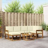  Set vanjskih sofa 7 kom. Prirodna i krem | shoptok.hr