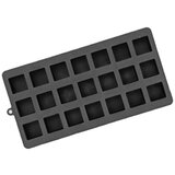 INF Silikonski pladenj za ledene kocke s pokrovom Black, (21779218) | Shoptok.si