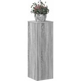  Stalak za biljke boja hrasta 33 x 33 x 100 cm konstruirano drvo Siva | shoptok.hr