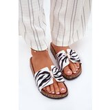 Boto Women's Cork Platform Slippers Zebra Mevuna | Shoptok.si
