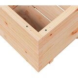  Vrtno cvetlično korito 60x60x49,5 cm trdna borovina | Shoptok.si