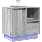 Noćni ormar 2 pcs Siva 50 x 34,5 x 50 cm. Konstruirano drvo | Eponuda.com
