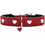 Hunter ovratnica Love, rdeča - Vel. 65: obseg vratu 51-58 cm | shoptok.hr