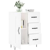 vidaXL Komoda bela 69,5x34x90 cm inženirski les | Shoptok.si