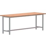 vidaXL Delovni pult 150x55x2,5 cm trdna bukovina | Shoptok.si