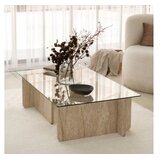 Hanah home Klub sto Escape 105x30x65cm Bež | Eponuda.ba