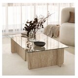 Hanah home Klubska mizica Meral (Travertin) | Shoptok.si
