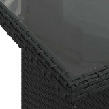  Vrtna sedežna garnitura 8-delna z blazinami črn poli ratan, (22047964) | Shoptok.si