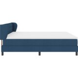 Krevet s uzglavljem i madracem Plavi 200x200 cm Tkanina | shoptok.hr