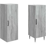  Set ormara 2 pcs Siva Sonoma 33 x 34,5 x 89,5 cm | Eponuda.com