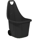  Vrtni voziček Caddy (60 l, Do x Š x V: 50 x 60 x 84 cm, Črna) | Shoptok.si