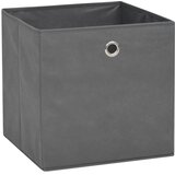  Kutije za pohranu od netkane tkanine 10 kom 32x32x32 cm sive | Eponuda.com