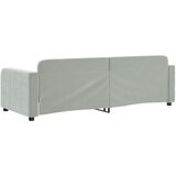  Dnevni krevet svjetlosivi 80 x 200 cm baršunasti | shoptok.hr