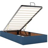  Posteljni okvir z vzmetnico z vzmetnico 2 pcs Modra blago, (5000127817) | Shoptok.si