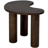 Bloomingville Temno rjava mizica iz masivnega kavčukovca 36x53 cm Luppa – | Shoptok.si