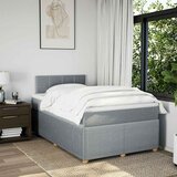  Krevet s oprugama i madracem svjetlosivi 120x190 cm od tkanine | shoptok.hr