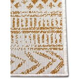 NORTHRUGS Oker žuti/bijeli vanjski tepih 80x150 cm Biri – | shoptok.hr